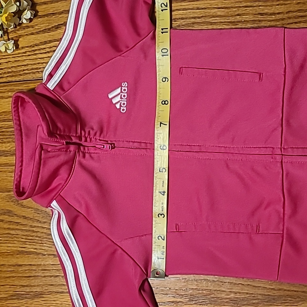 Adidas Hot Pink Track Jacket - 12 Months - Picture 5 of 7
